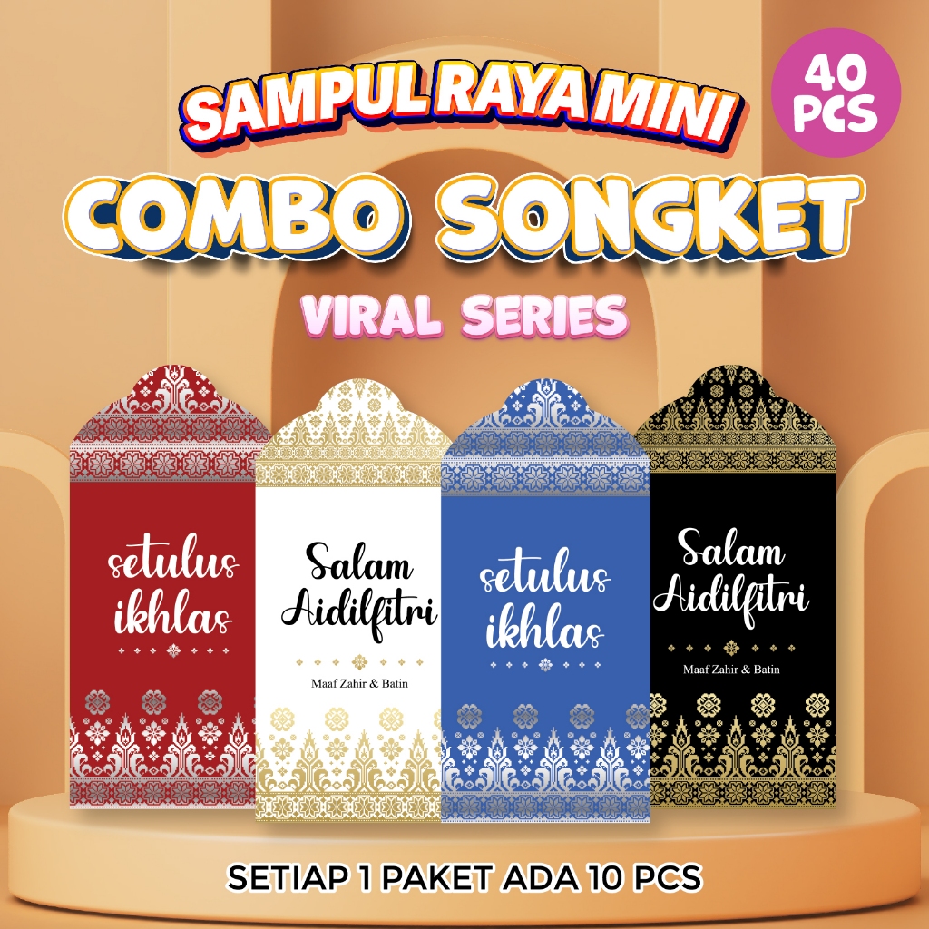 (2026 Combo MINI) SAIZ MINI | Sampul Duit Raya Murah KECIL | Combo Set ...