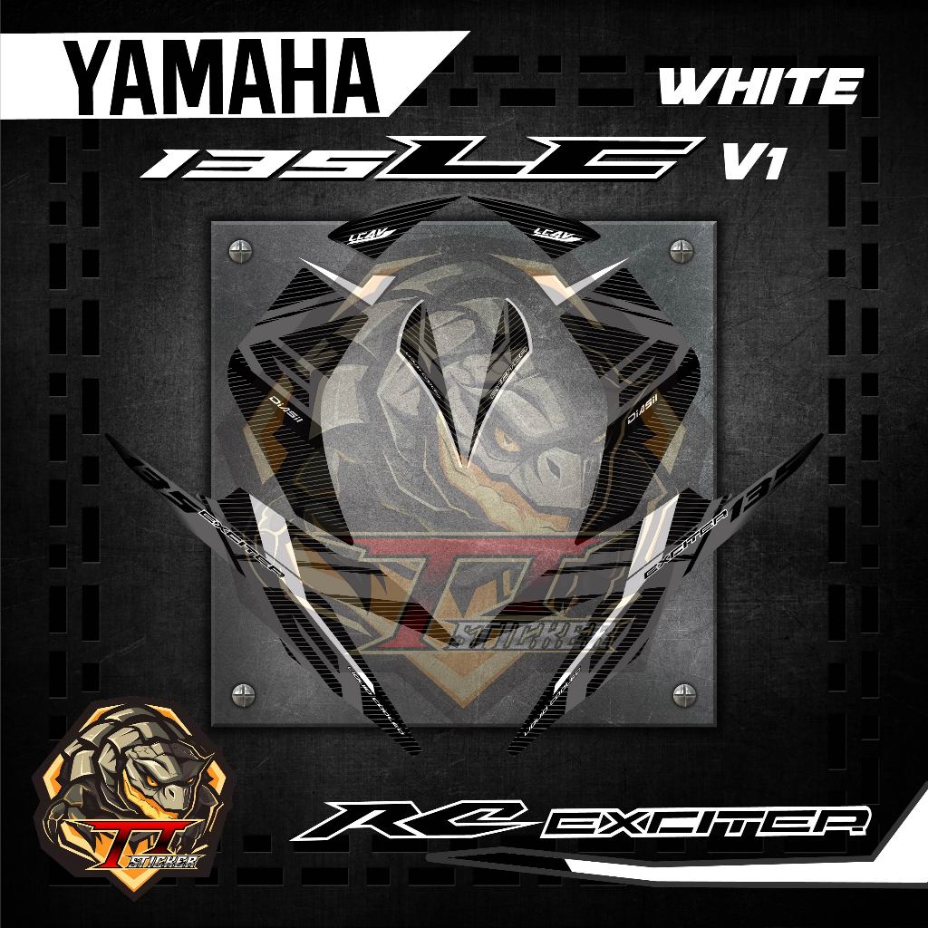 STICKER LC135 V1 | MOTOR STICKER STRIPE EXCITER RC 2016 (1) CUSTOM ...