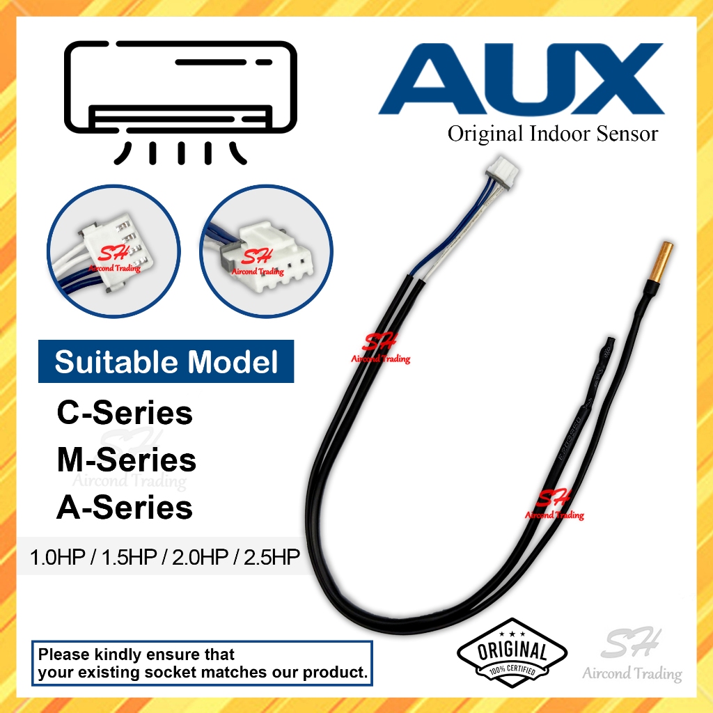 [ORIGINAL] AUX Aircond Indoor Temperature Sensor / Coil Sensor / Room ...