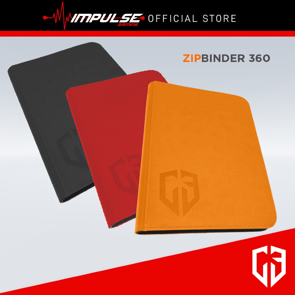 ClearEdge Premium ZipBinder 360 - PU Leather Collector Album Folder for ...