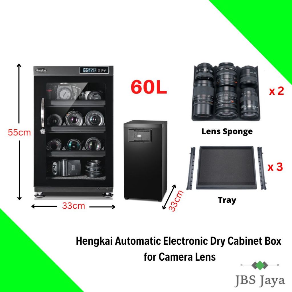 Hengkai 60L/ 90L Dry Cabinet Digital Dry Box Dry Carbinet With LED ...