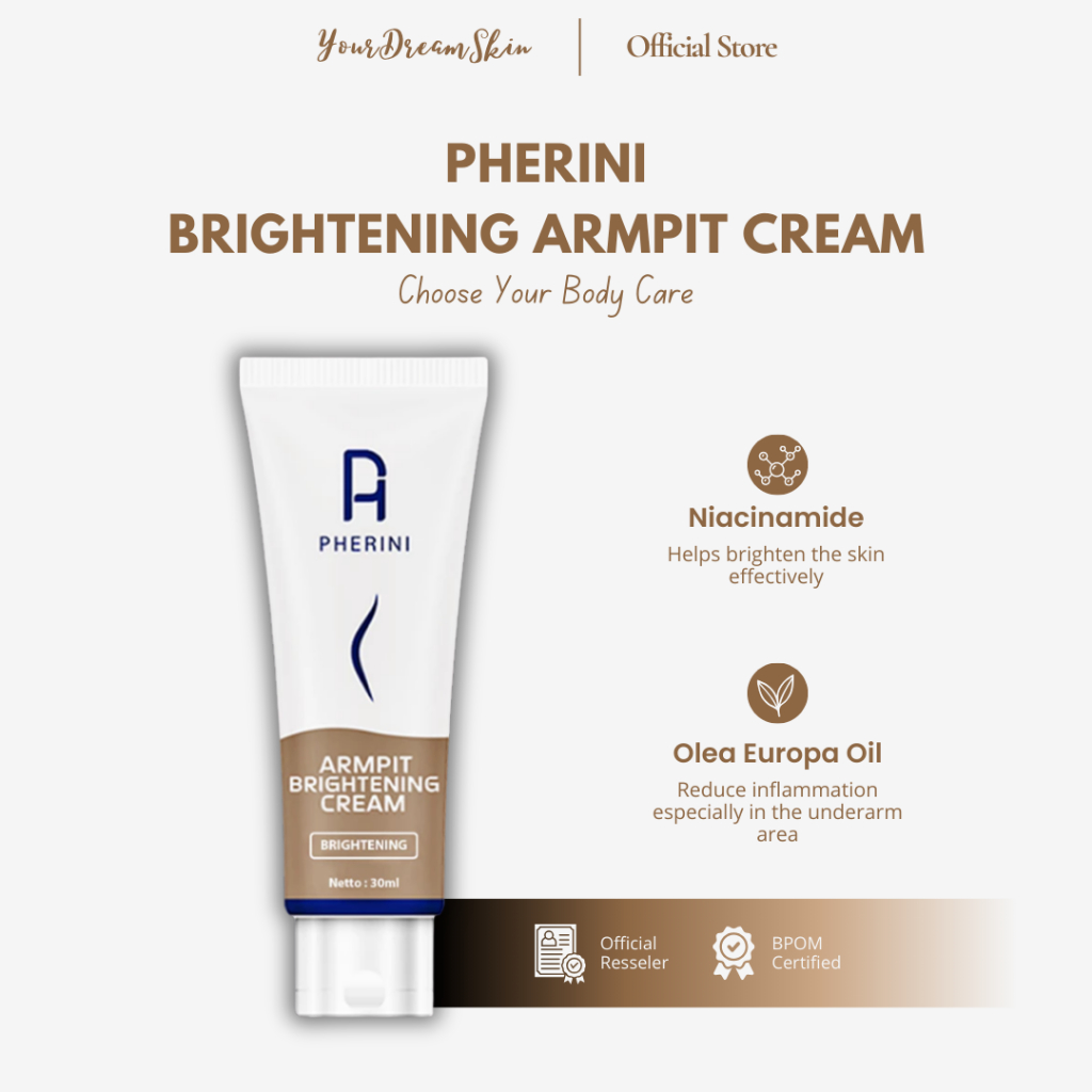 [READY STOCK] PHERINI UNDERARM BRIGHTENING CREAM - ARMPIT WHITENING ...
