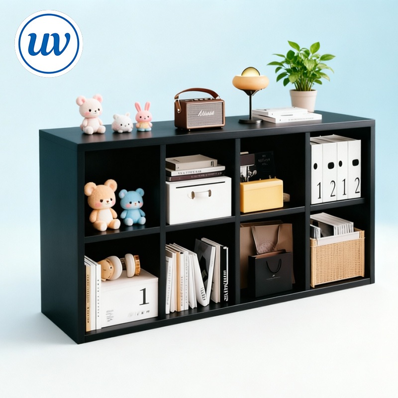 🤩Rak Buku Bertutup DIY Book Shelf Rack Bookcase Stackable Wooden ...