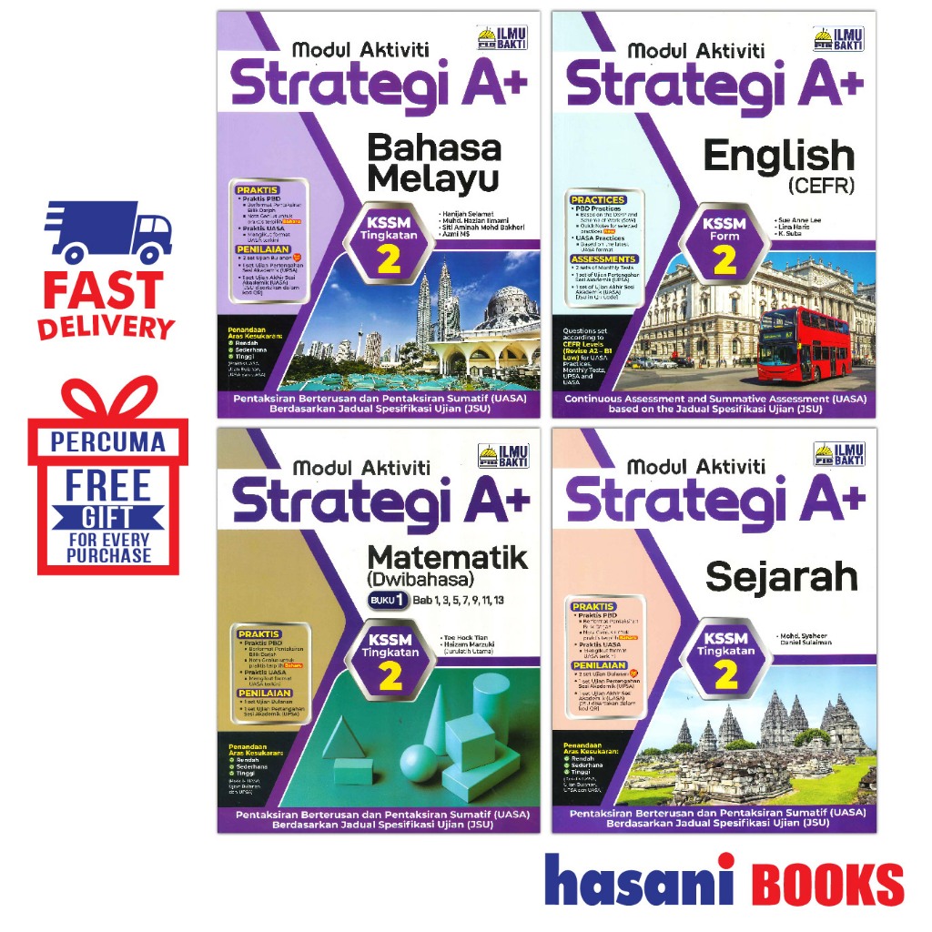 Hasani PIB Buku Latihan Modul Aktiviti Strategi A+ KSSM Tingkatan 2 ...
