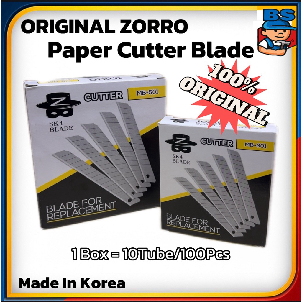Original Zorro Cutter Blade/Cutting Blade [MB-501-18mm] / [MB-301-9mm ...