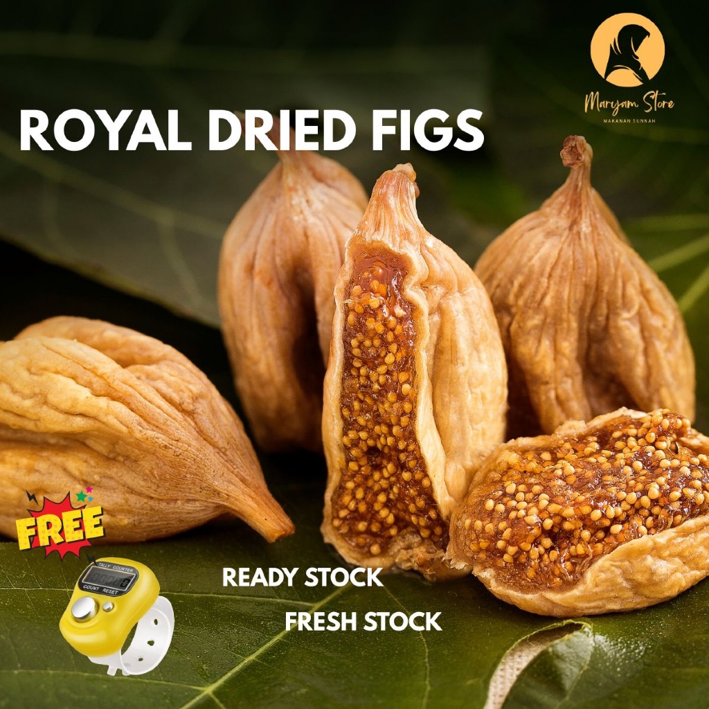 Ready Stock Premium Dried Figs Anjeer Buah Tin Kering Natural Healthy ...