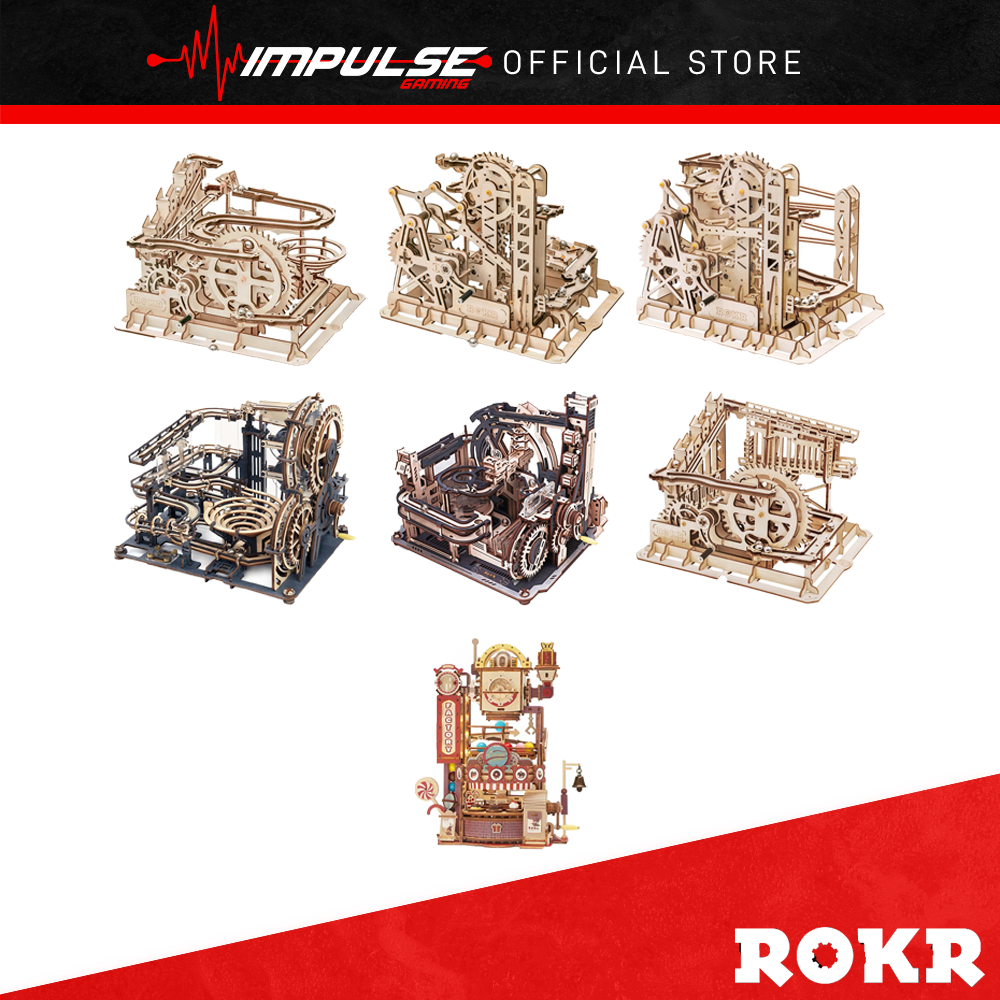 Robotime ROKR Marble Run Sets 3D Wooden Puzzle Series - Last City ...