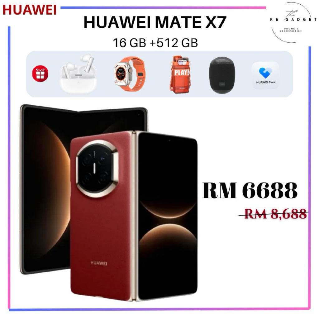 Huawei Mate X7 Foldable 16+512GB | Warranty By Huawei MY