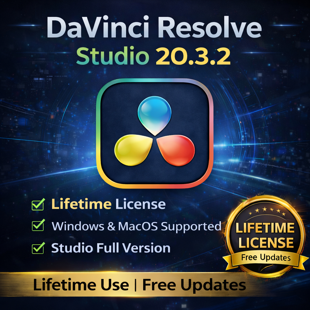 SELF REDEEM 🚀 DaVinci Resolve Studio 20.3.2 Latest 2026 Lifetime ...