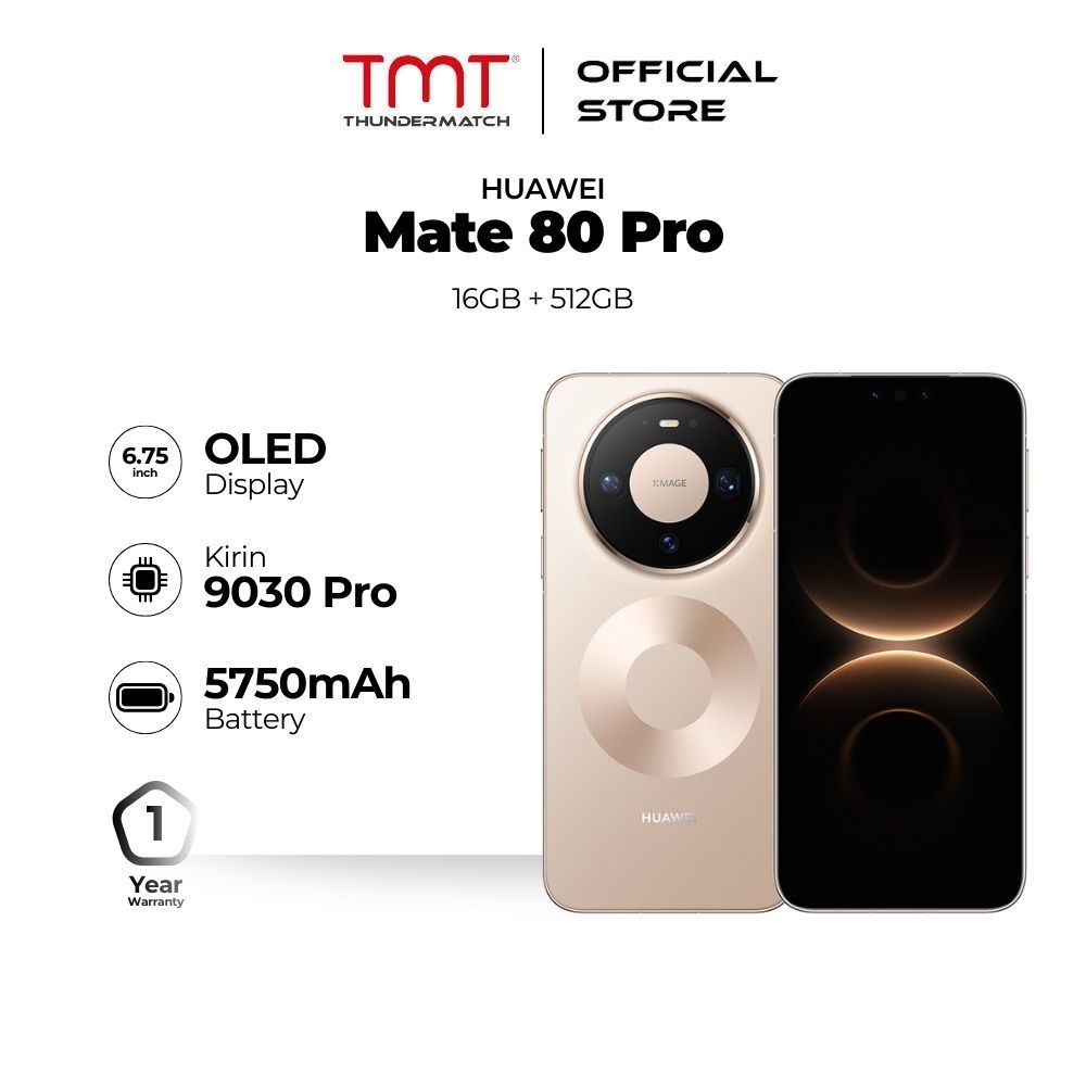 HUAWEI Mate 80 Pro Smartphone (16GB RAM + 512GB ROM)