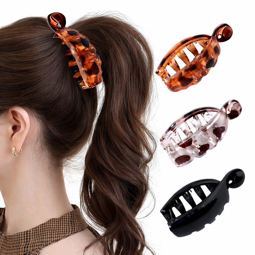 HC 85 - Plastic Hairclip Ponytail Plastic Hairclip Banana Hair Clip ...