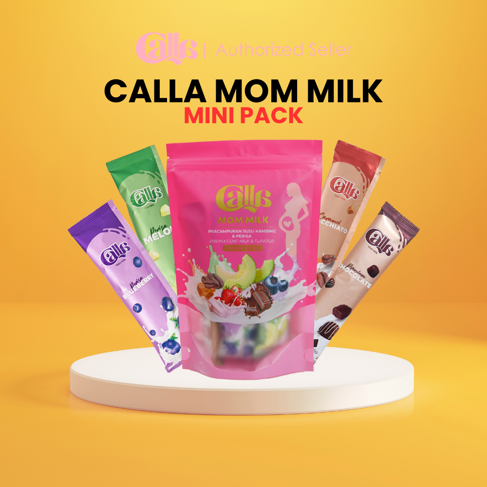 Mini Pack Calla Mom Milk Mini Pack 7 Sachets (Melon / Blueberry ...