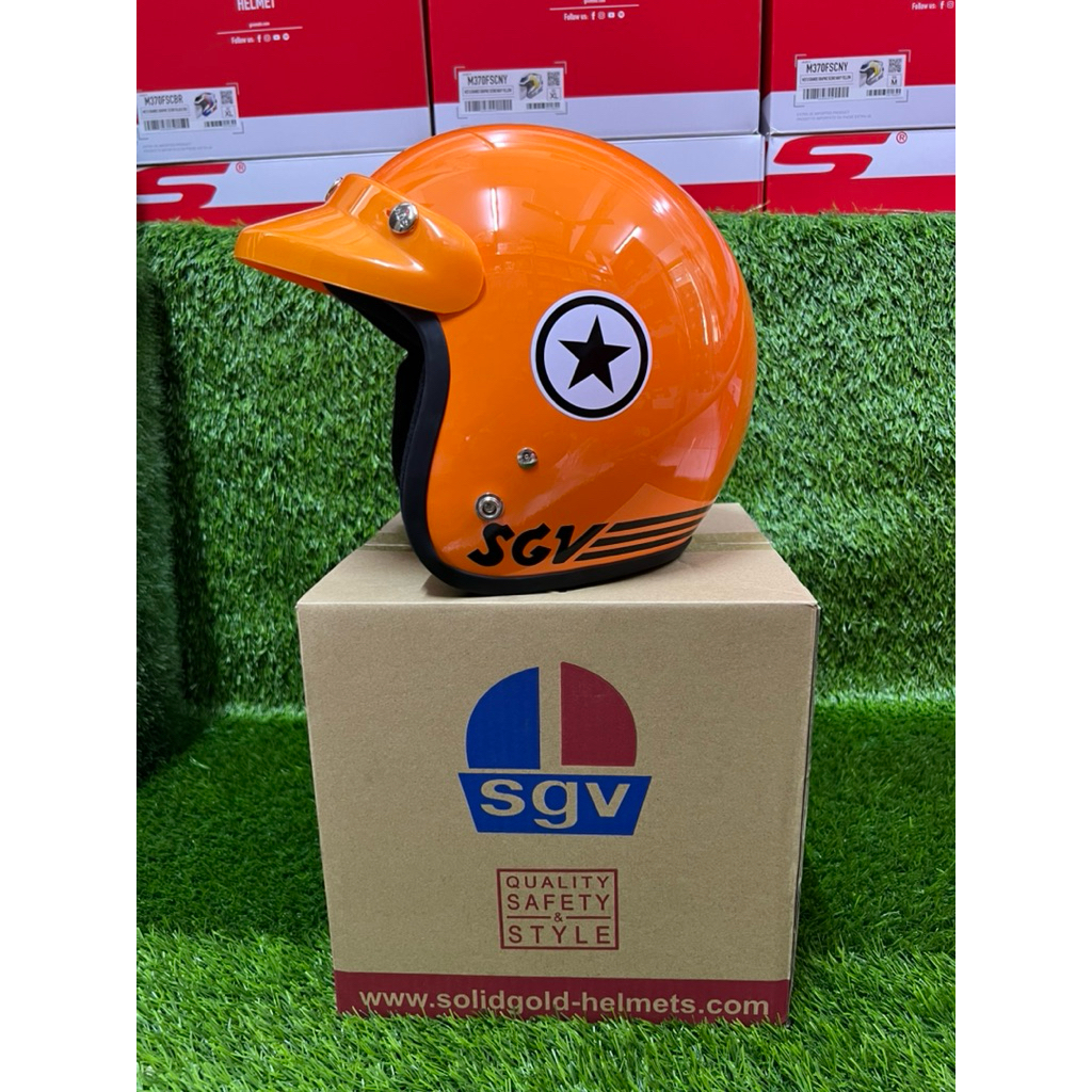 HELMET SGV TRENDY CANDY COLOR SIZE 60CM NEW MODEL SGV STAR SIAP With ...