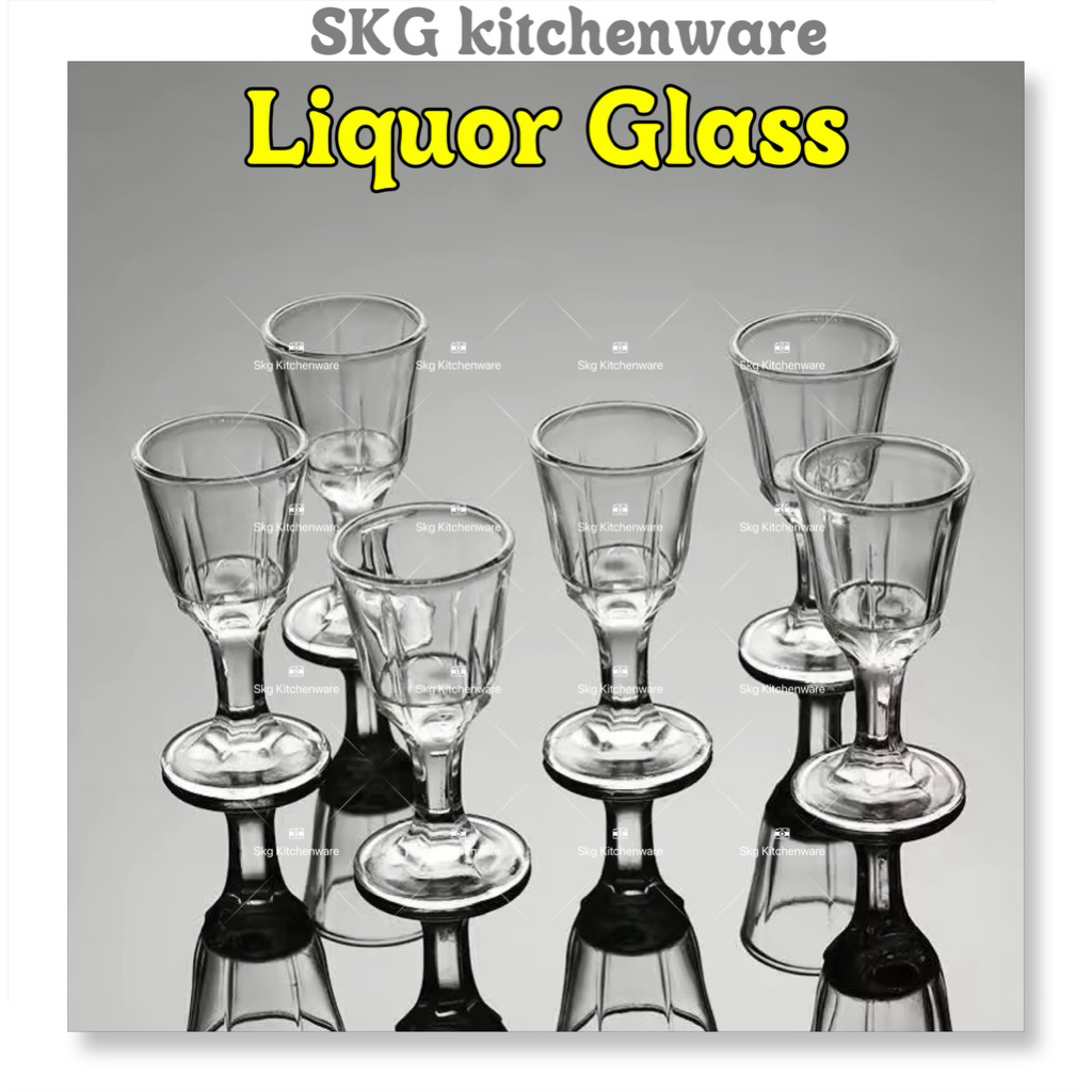 10ML/005 Liquor Glass / Shot Wine Glass / Maotai Glass 玻璃烈酒白酒茅台家用小酒杯 ...