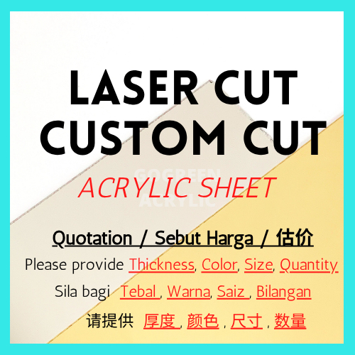 ⚠Custom Cut⚠ Laser Cut | Acrylic Sheet | Perspex | Acrylic Board ...