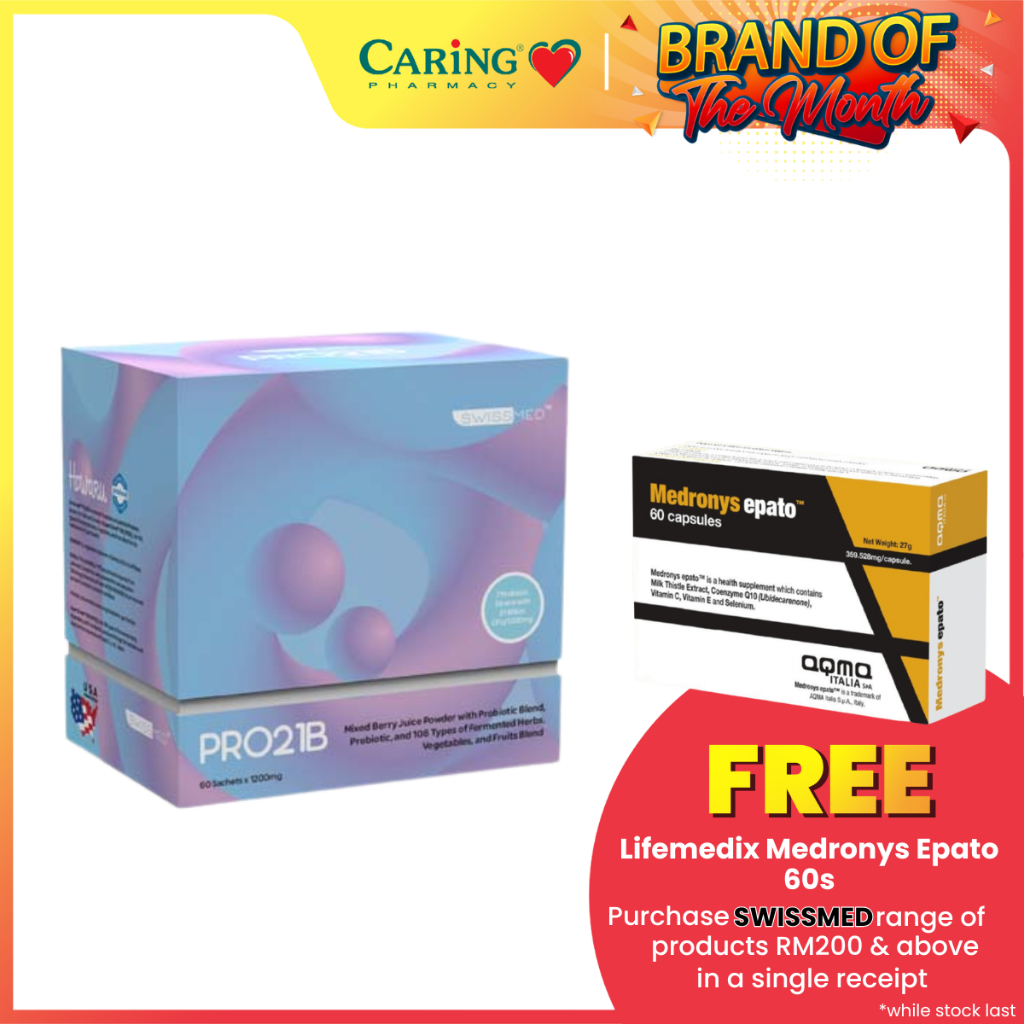SWISSMED PRO21B 60s | Comprehensive Gut Health Formula | Shopee Malaysia