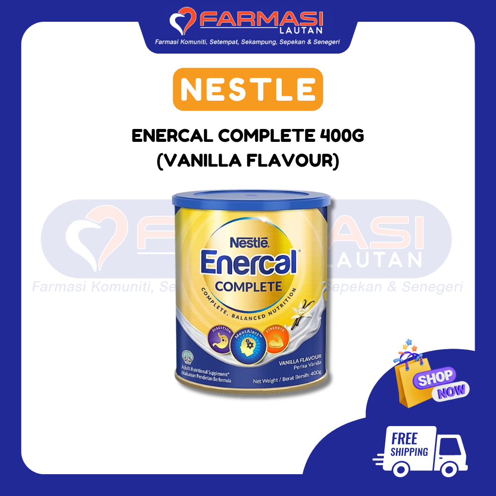 NESTLE ENERCAL COMPLETE VANILLA FLAVOUR 400G | Shopee Malaysia