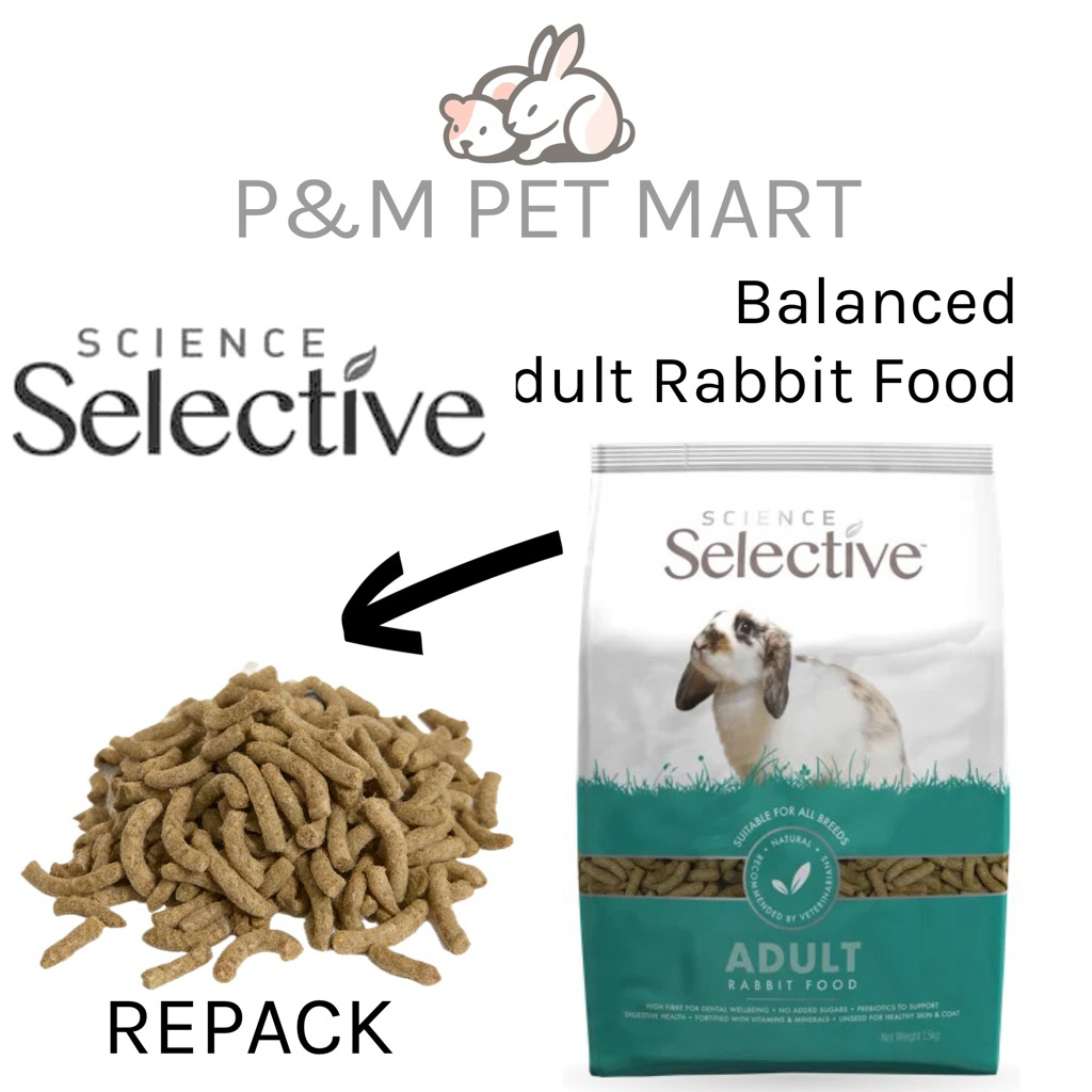 SUPREME SCIENCE SELECTIVE Adult Rabbit Food Repack 500G | Shopee Malaysia