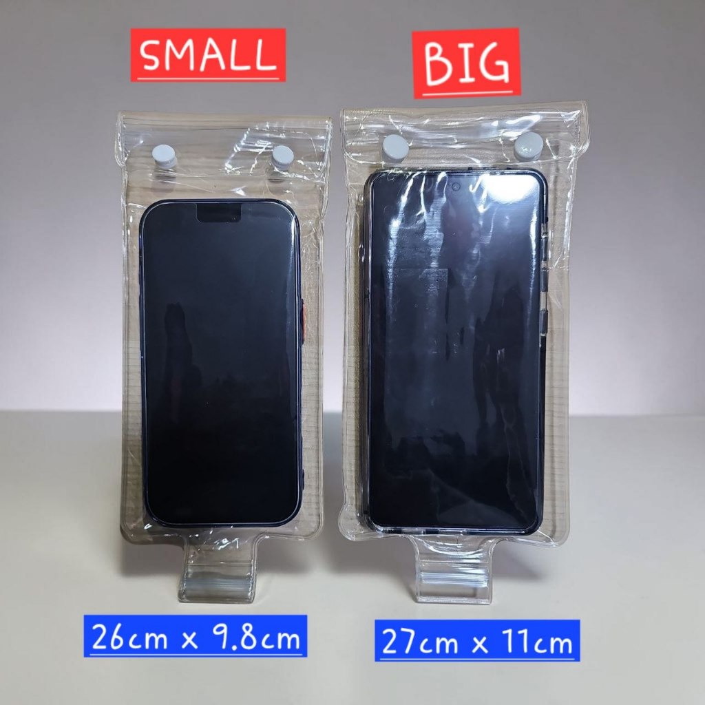Phone Casing Transparent Waterproof with charger port for food delivery ...
