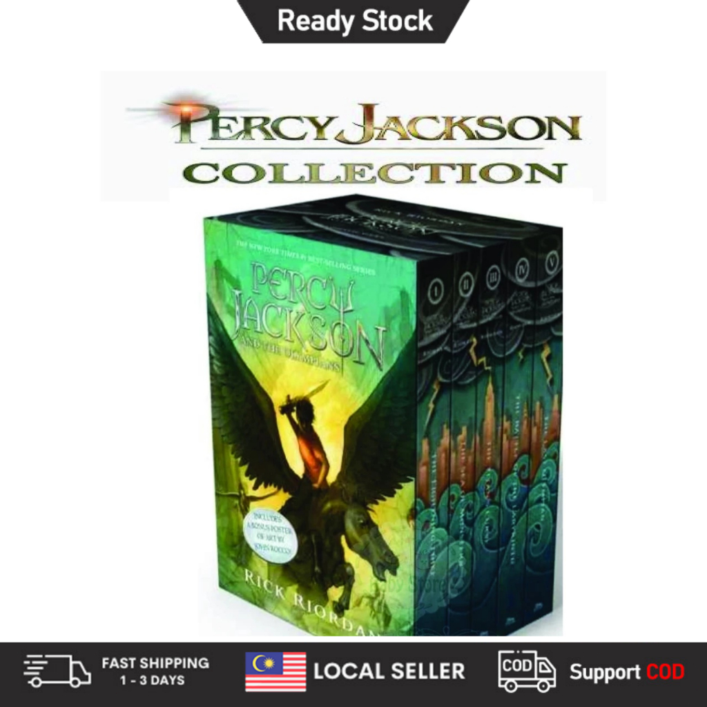Percy Jackson and the Olympians 5 books set | Shopee Malaysia