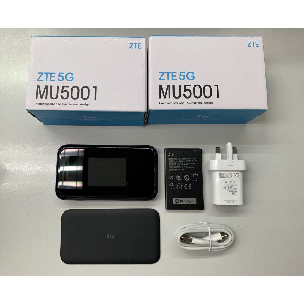 ZTE MU5001 3.8Gbps 5G 4G+ LTE Wi-Fi 6 AX1800 (MODIFIED) UNLOCKED MiFi ...