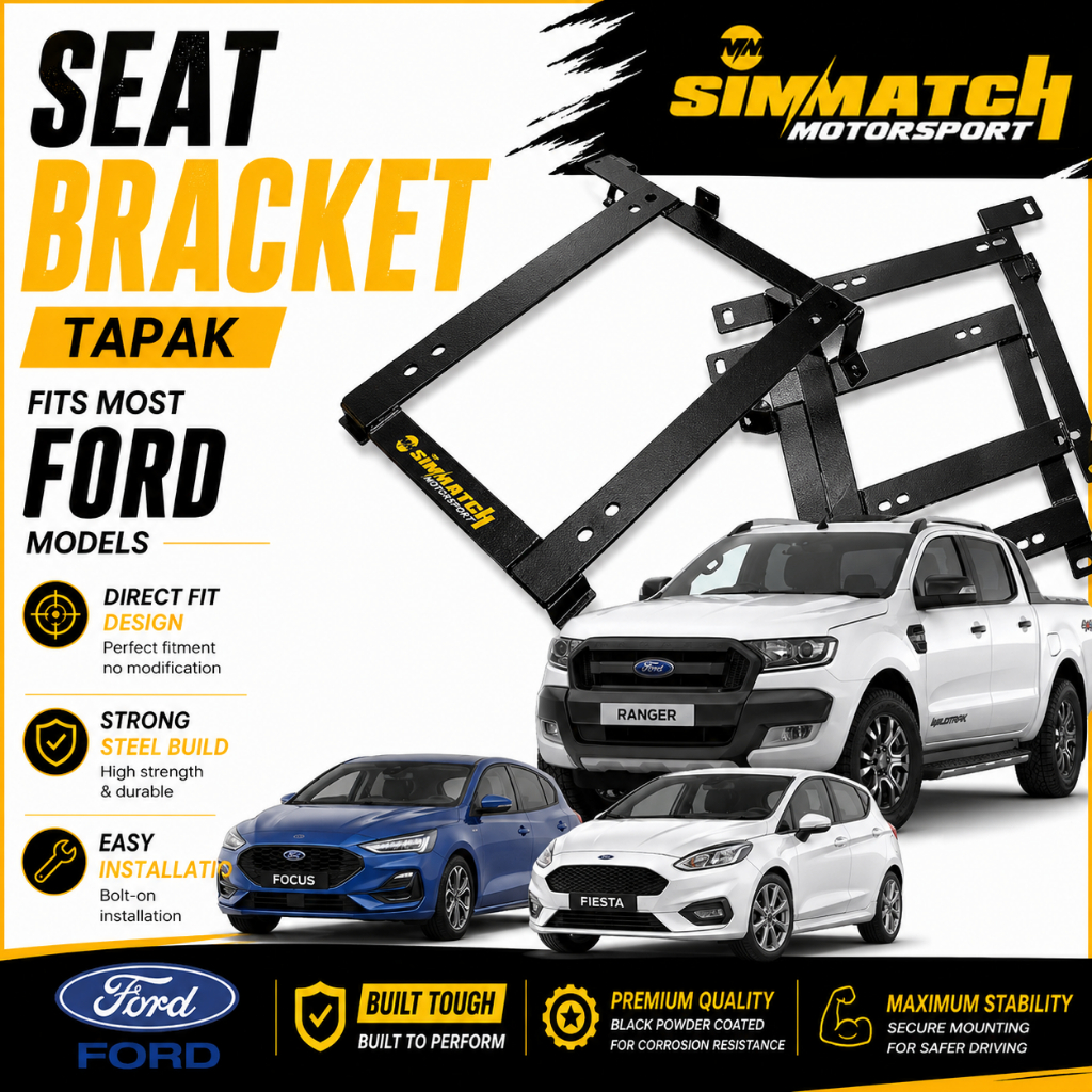 Ford Custom Seat Rail Subframe Tapak Bracket For Recaro / SScus / Bride ...