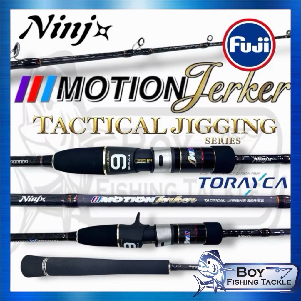 2024 NINJA MOTION JERKER SLOW FAST JIGGING SPINNING BAITCATSING ...