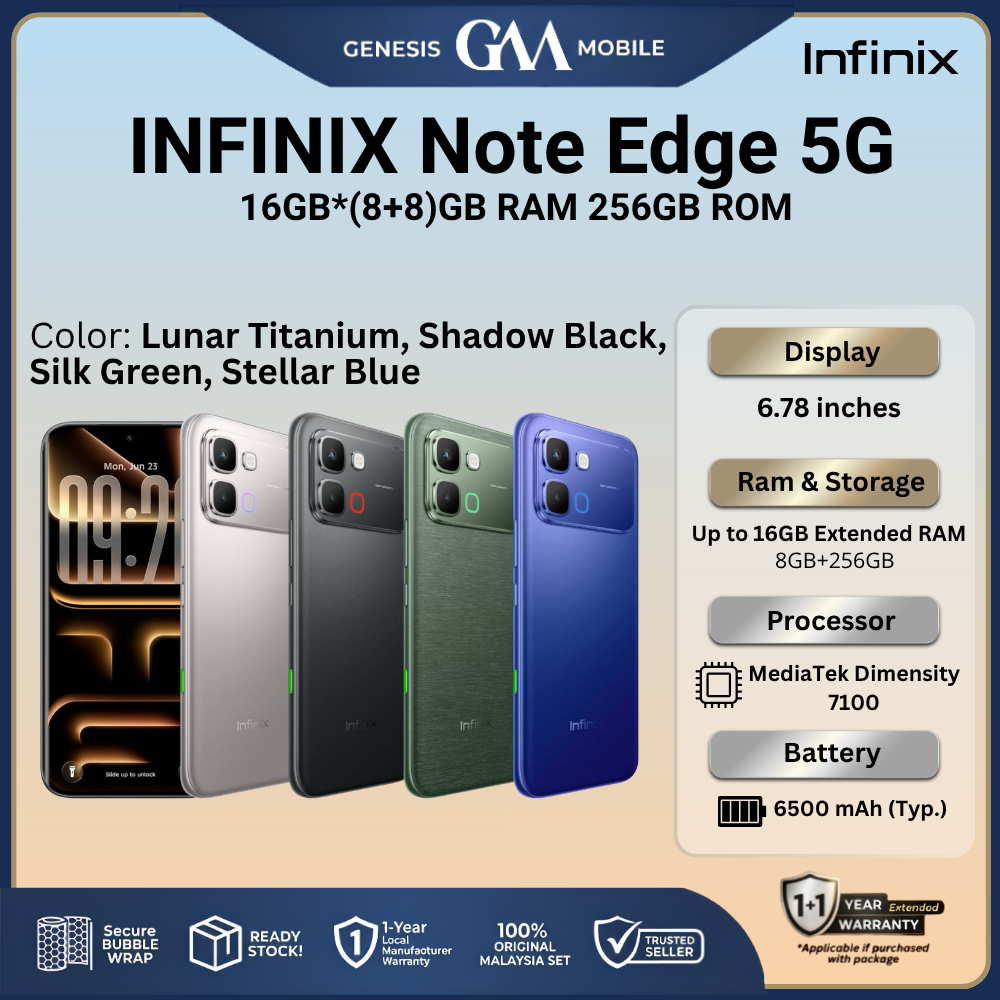 INFINIX NOTE EDGE 5G [8 GB RAM 256GB ROM] | Shopee Malaysia