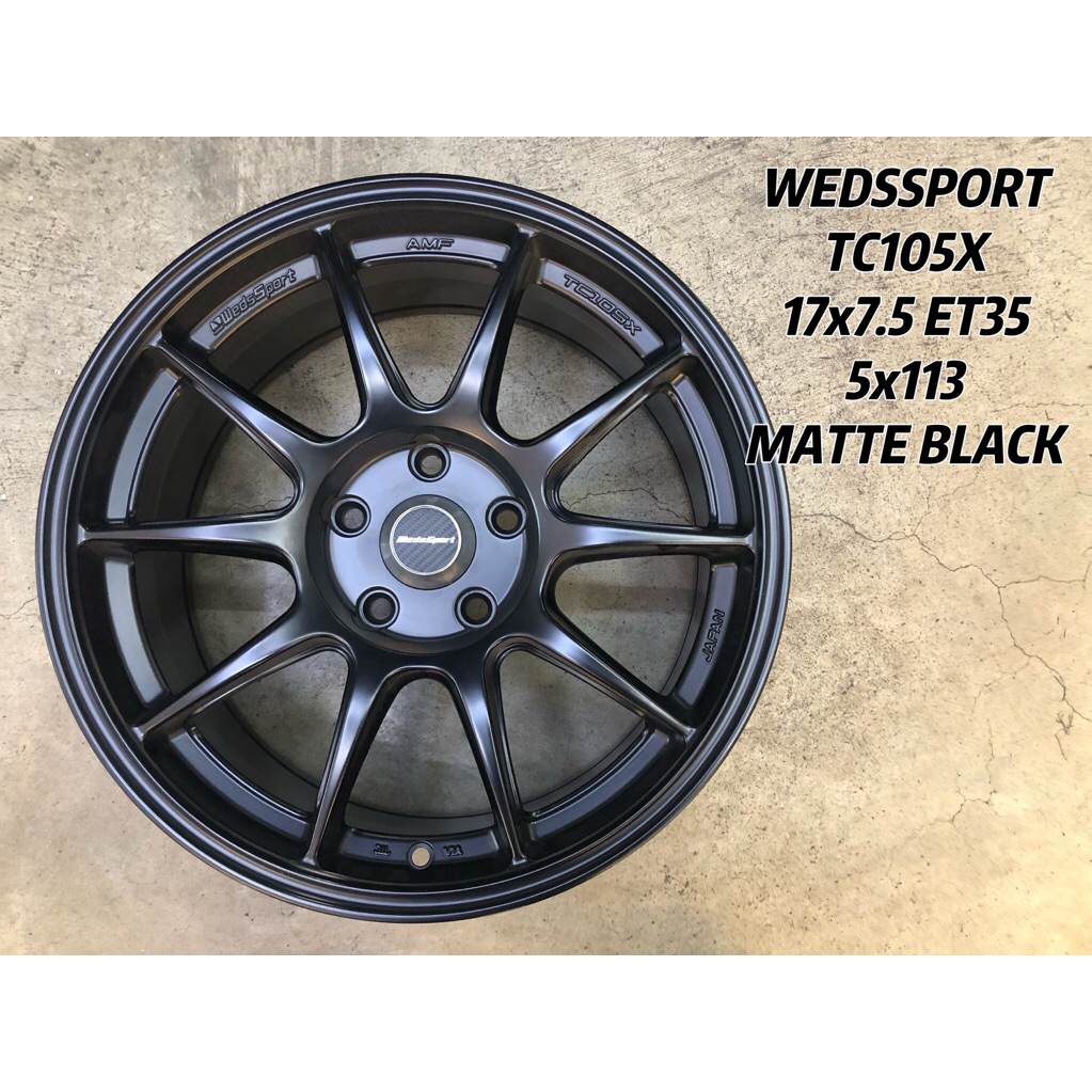 NEW RIM WEDSSPORT TC105X 17 INCHI | Shopee Malaysia