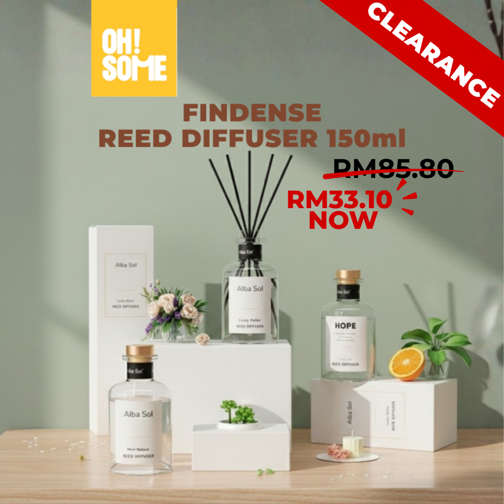 【CLEARANCE】OHSOME - Findense Aromatic Reed Diffuser 150ml/ Fragrance ...