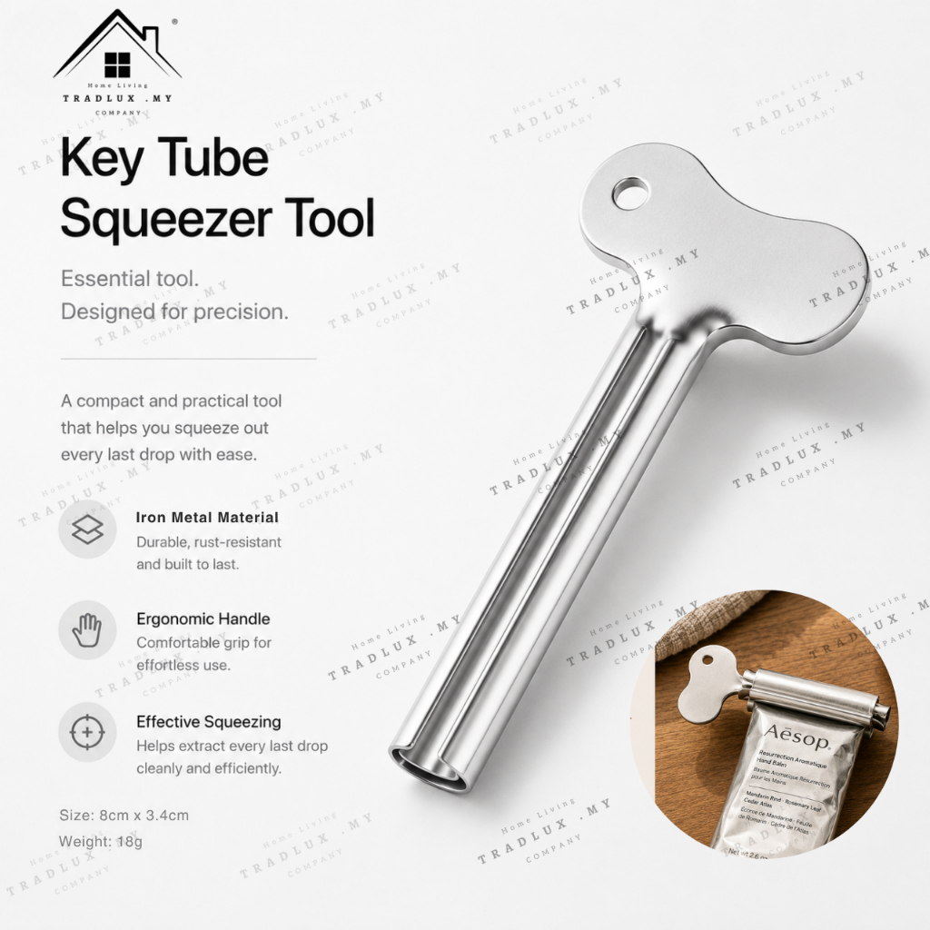 Metal Tube Squeezer Roller Toothpaste Hair Color Cream Paint Wringer ...