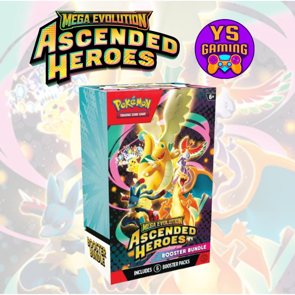 Pokemon TCG ME2.5 Ascended Heroes Booster Bundle | Shopee Malaysia