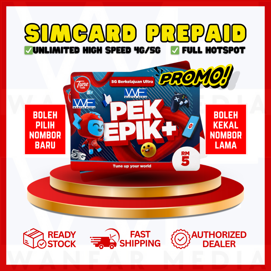 [SIM CARD TUNETALK] Unlimited Internet Data Speed Hotspot Call Sim Kad ...