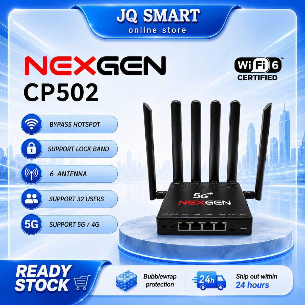 (NEW) NEXGEN 5G CP502 MODIFIED WIFI6 MODEM ROUTER UNLIMITED HOTSPOT ...