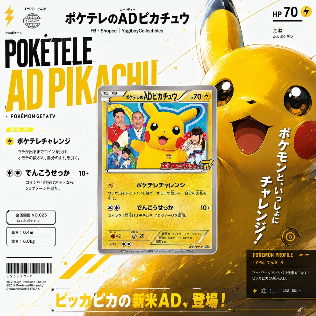 Poke TV's AD Pikachu PROMO 056/XY-P