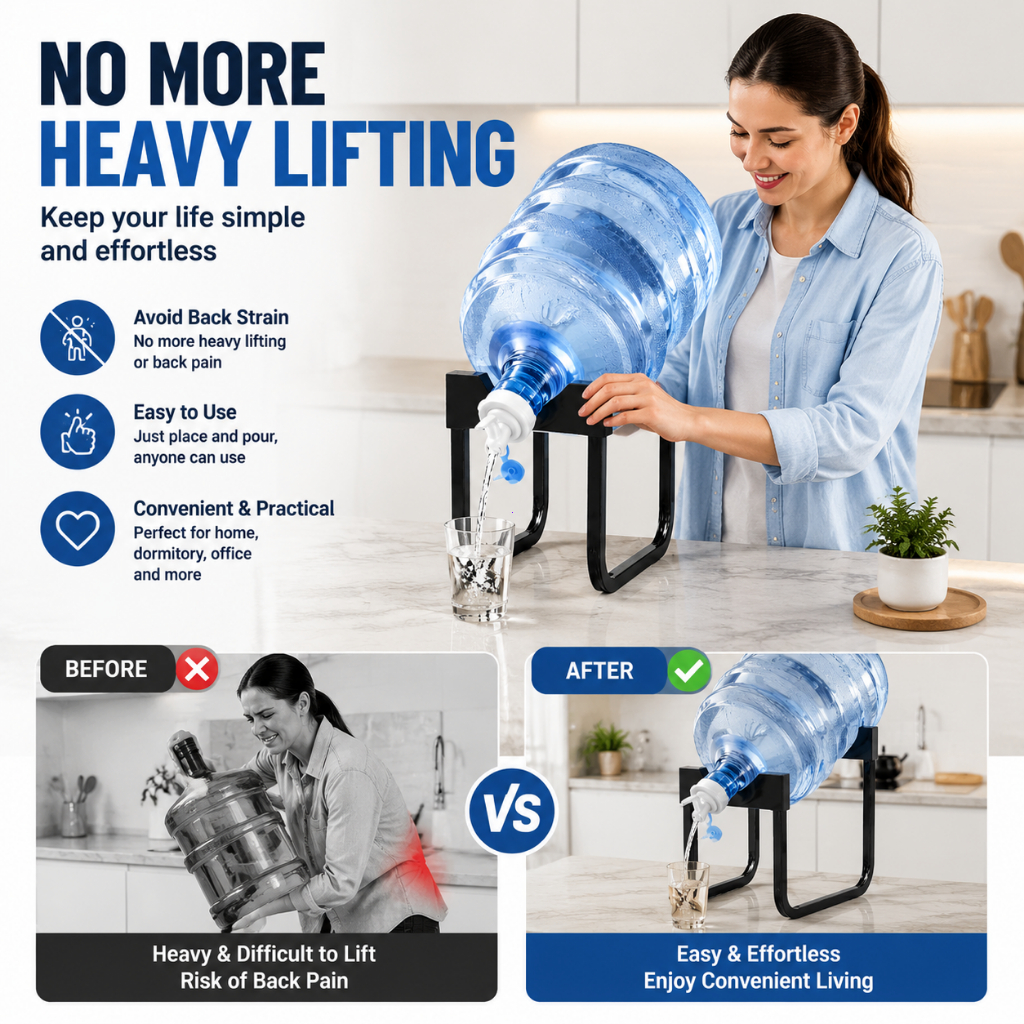 [Fast Shipping] Water Bucket Rack, Desktop Water Bucket Rack, Available ...