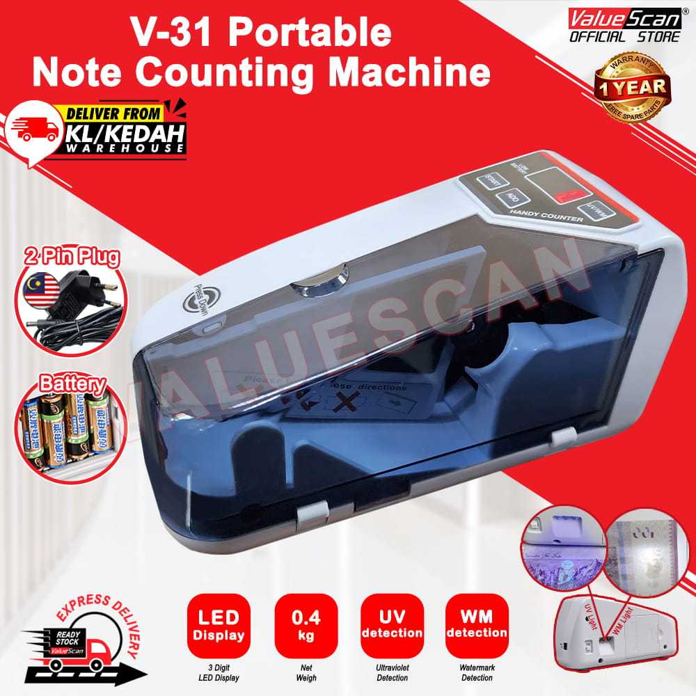 ValueScan V-31 Portable Note Counting Machine | Shopee Malaysia
