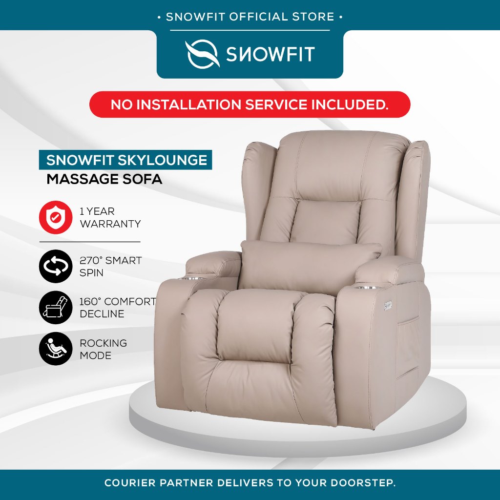 SNOWFIT SkyLounge Multifunctional 8-Point Vibration Ergonomic Massage ...