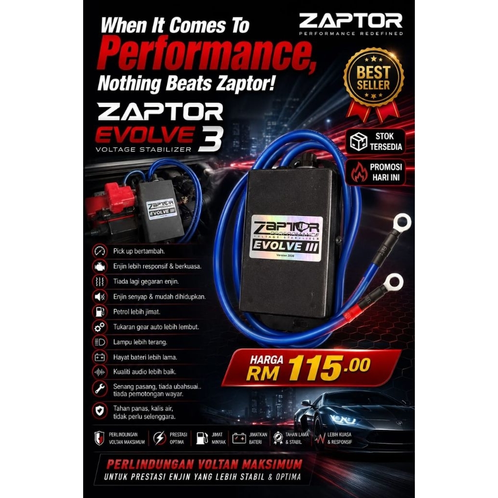New Version 2026.Proton Iriz Zaptor Voltage Stabilizer with grounding ...