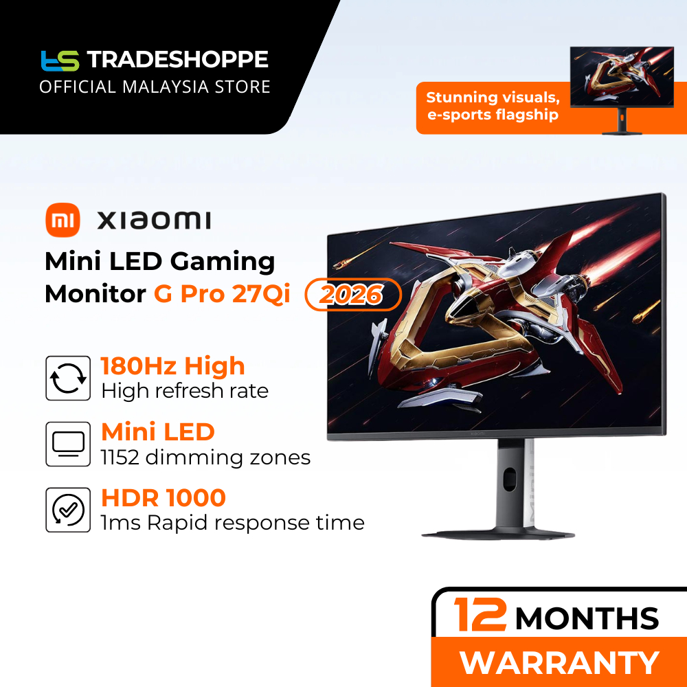NEW Xiaomi Mini LED Gaming Monitor G Pro 27Qi 2026 | Shopee Malaysia