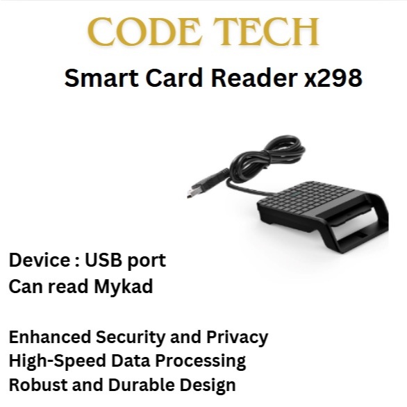 Smart Card Reader X-298 Mykad IC card reader | Shopee Malaysia