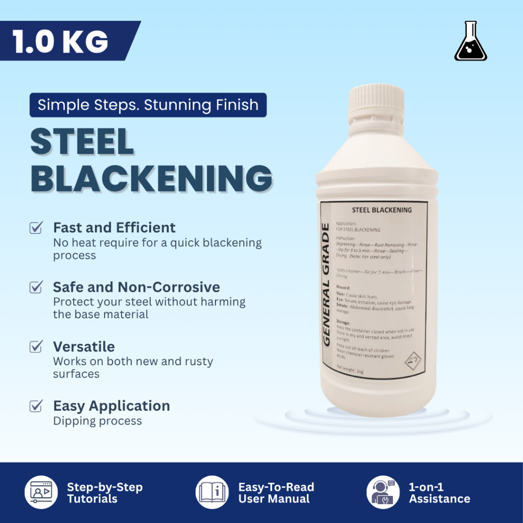Steel Blackening 1kg – Blacken Steel Surface for Long-Lasting ...