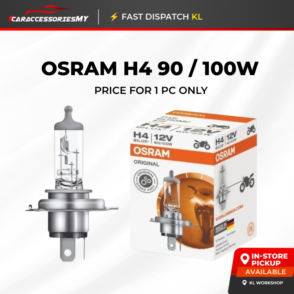 Osram Original H4 12v 60/55w Halogen Bulb 1PCS myvi axia viva | Shopee ...