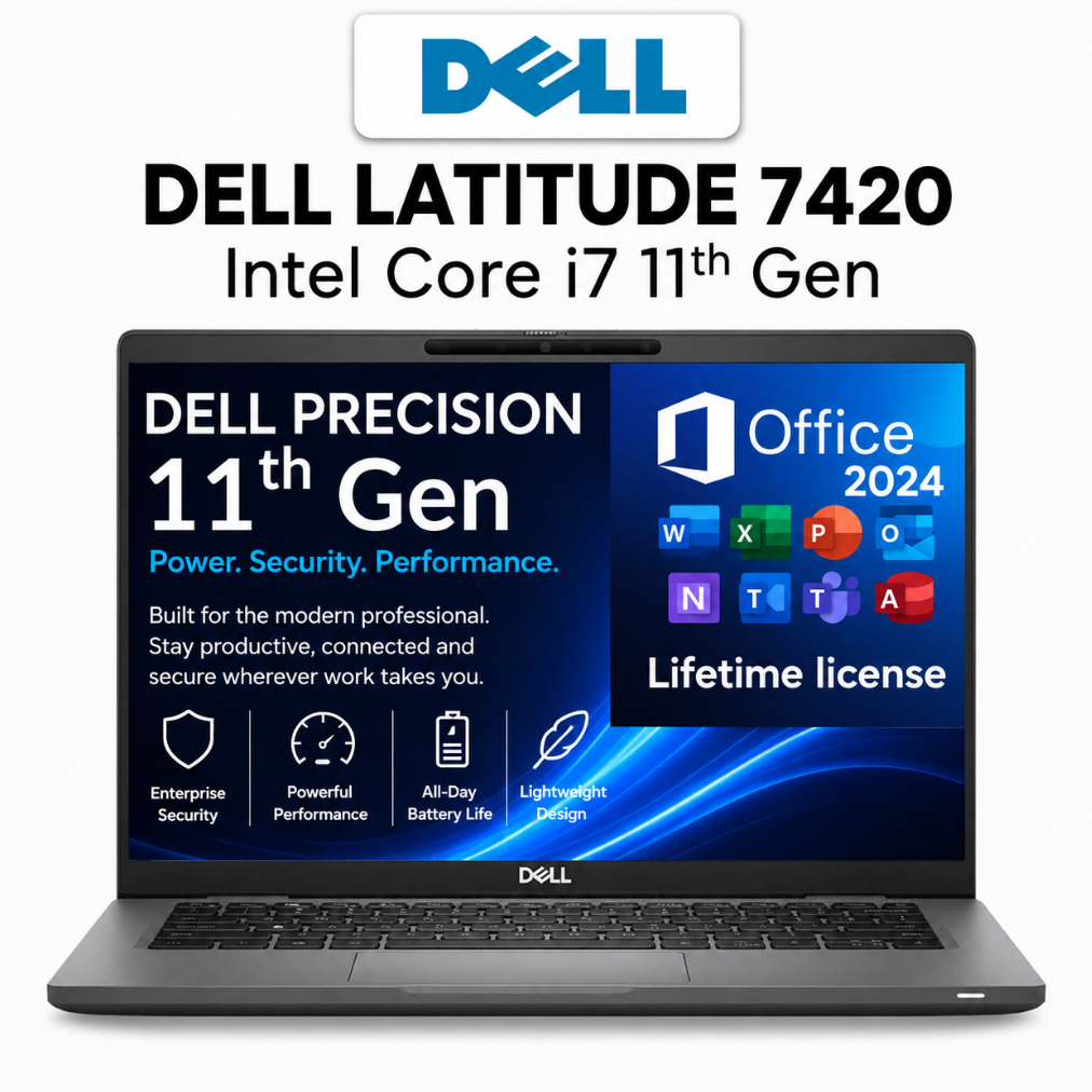 Dell Latitude 7420 i7 11th Gen 5G Sim Card Support 14” Inch l 32GB RAM ...