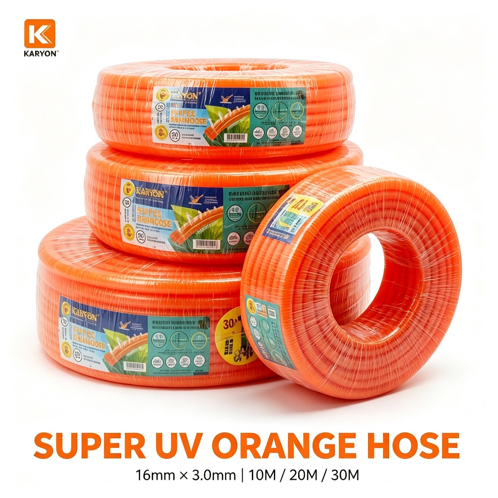 Original KARYON 3mm Thick Wall Super UV Hose Food Grade Odor Free Safe ...