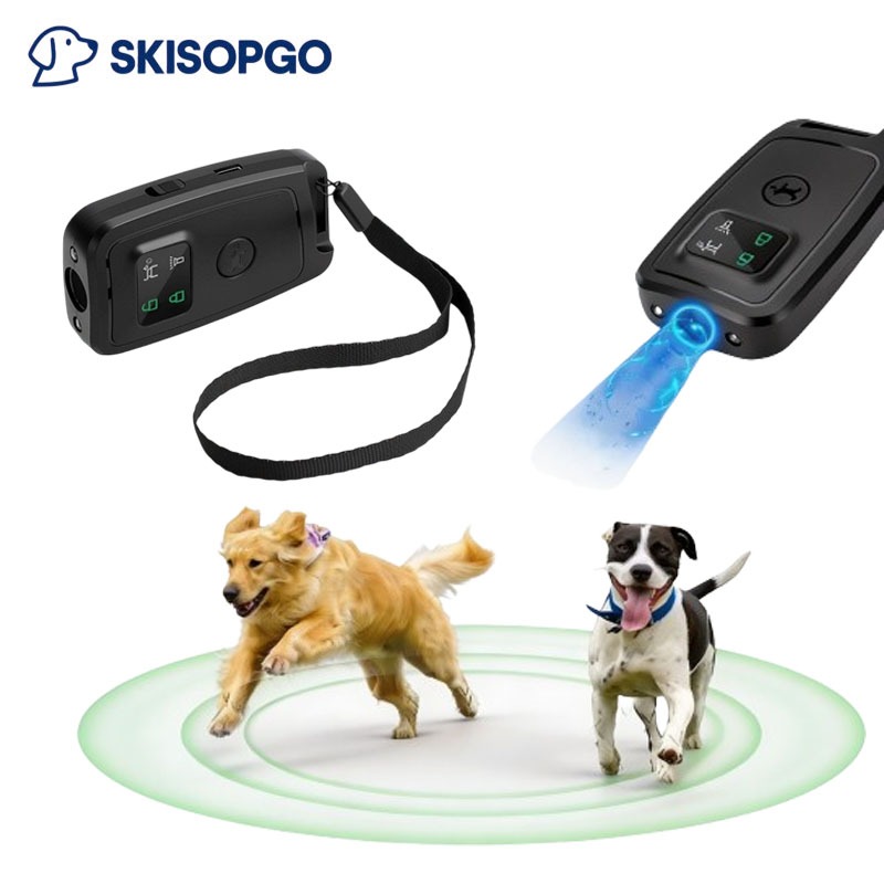 SKISOPGO Ultrasonic Dog Repeller Type C Rechargeable LED Flashlight ...