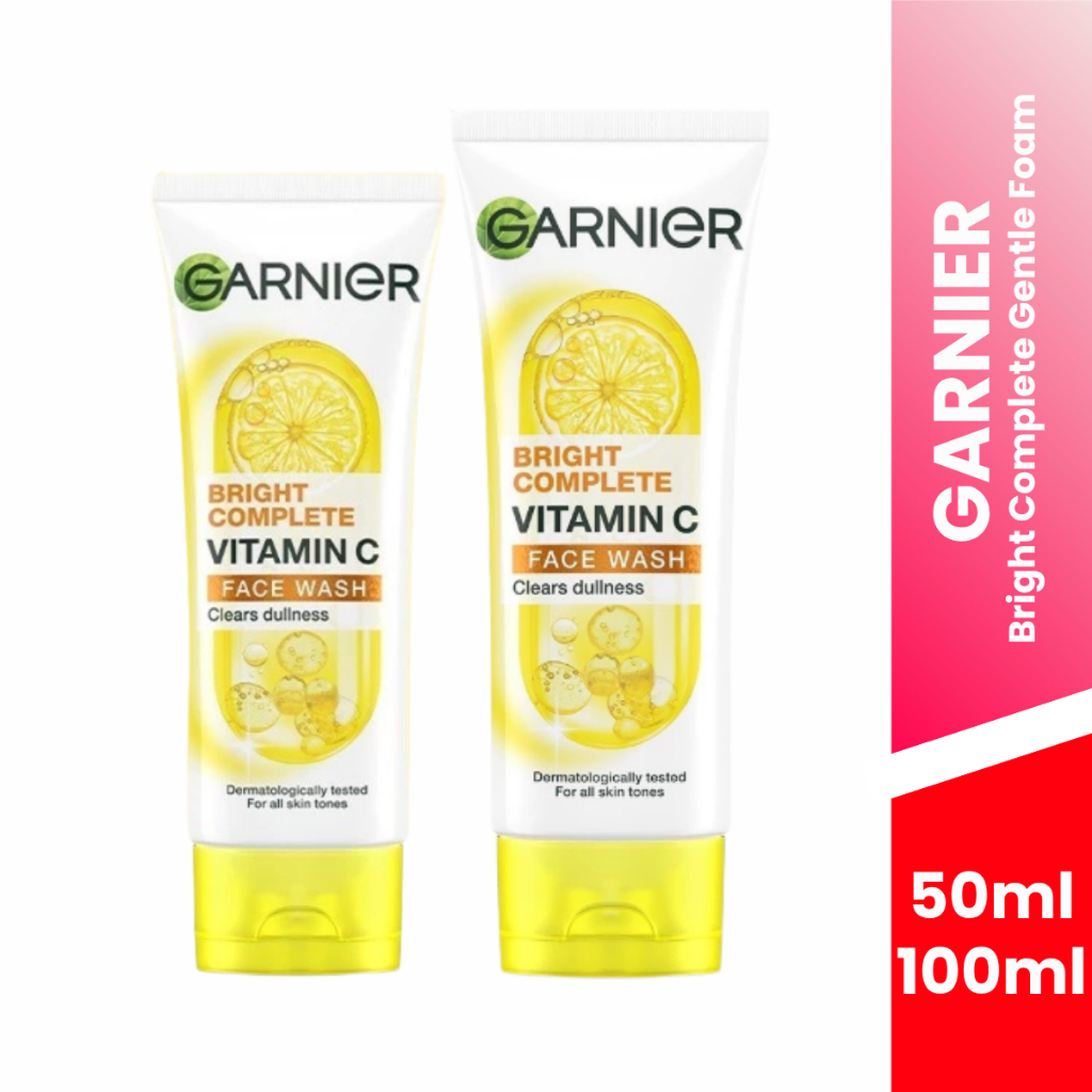 GARNIER Bright Complete Gentle Foam (50ml / 100ml) | Shopee Malaysia