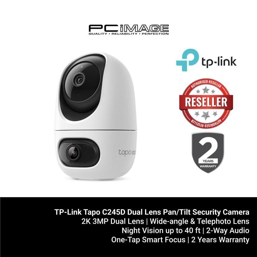 TP-Link Tapo C245D Dual Lens Pan/Tilt Security Camera | Shopee Malaysia