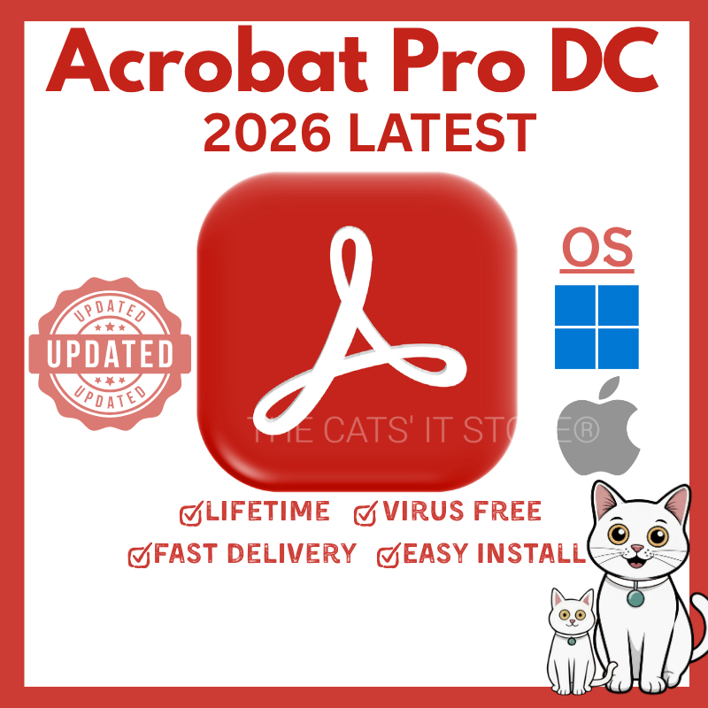 Adobe Acrobat Pro DC 2026 PDF Editor Pro Latest with Installation ...