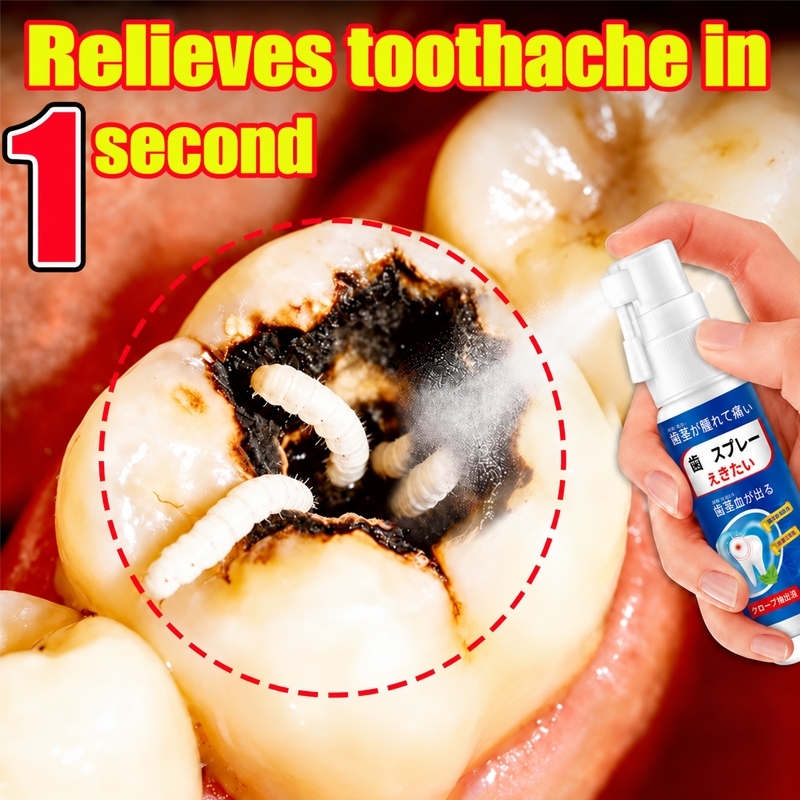 Toothache Spray Ubat Sakit Gigi Berlubang Gums Pain Canker Care Swollen ...